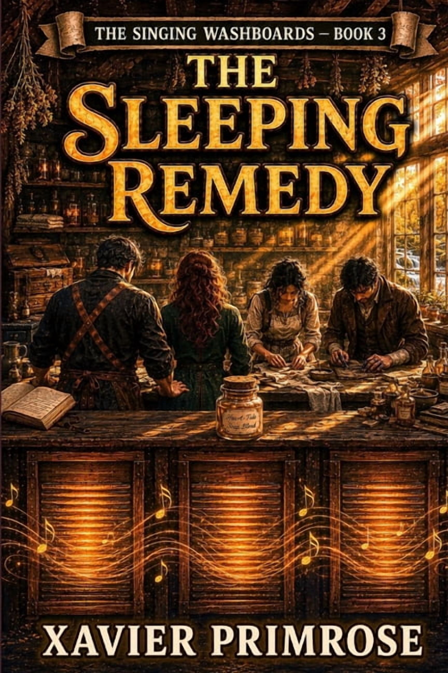 The Singing Washboards The Sleeping Remedy (The Singing Washboards Book 3): A Cozy Fantasy About Found Family, Slow-Burn Romance, and Learning , Book 3, (Paperback)