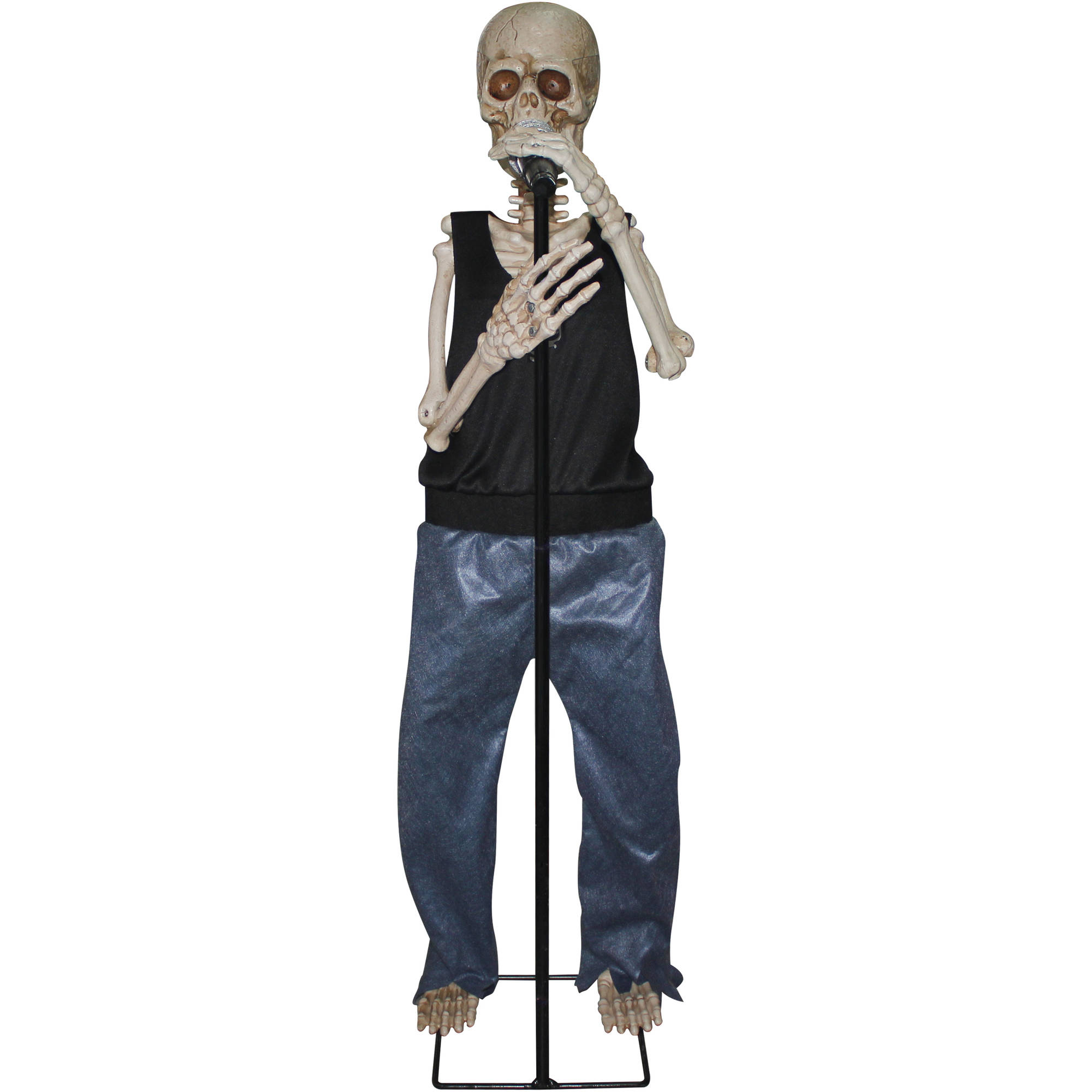Singing and Dancing Animated Skeleton Halloween Decoration - image 1 of 2