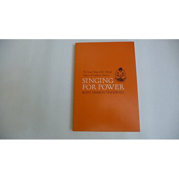 Pre-Owned Singing for Power : The Song Magic of the Papago Indians of Southern Arizona (Paperback) 0520032802 9780520032804