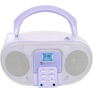 Portable CD Player with AM-FM Stereo Radio Cassette Player-Recorder and ...