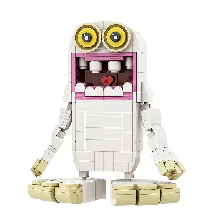 My Singings Rare Mammott Building Block Sets, Big Foot White