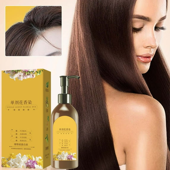 Singl-agent Hair Dyes Cream Contains No Hydrogens Peroxide No Ammonia No Foam And Is Mild And Hair Friendly 300ml