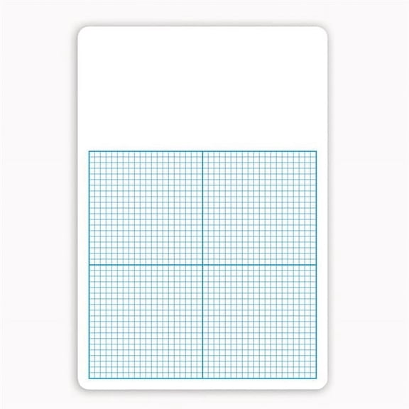 Single 0.25 in. Graph Dry Erase Board - 11 x 16 in. - 3 Each