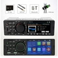 thumbnail image 1 of Single 1 DIN 4" inch Touch Screen Car Stereo Bluetooth Handsfree Car Radio FM Audio In-Dash with Rear view Camera MP5 Player TF/2USB/AUX, 1 of 14