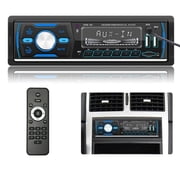 Single 1 Din Bluetooth Car Stereo MP3 Player FM AM Radio Head Unit USB/AUX/TF 12V Car Audio In-Dash Head Unit Car radio
