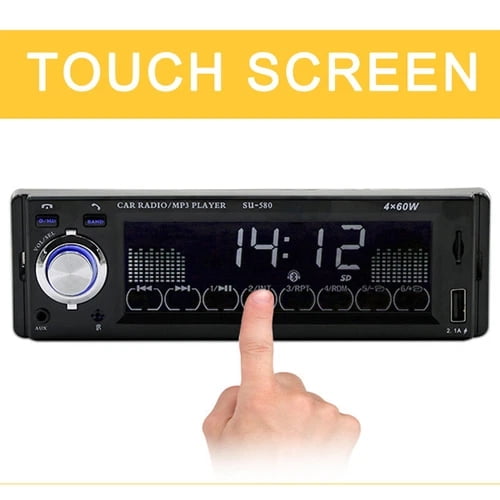 Single 1 Din Car MP3 Player Touch Screen Stereo Radio FM Bluetooth AUX/USB/SD In-Dash Car stereo Car Audio