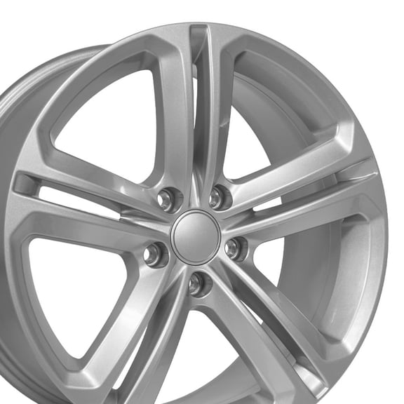 Single(1) OE Wheels VW18 18x8 Silver Rim 5X112 +41ET
