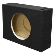 Single 12 in. Shallow Mount Empty Woofer Enclosure
