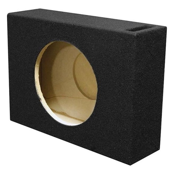 Single 12 in. Shallow Mount Empty Woofer Enclosure