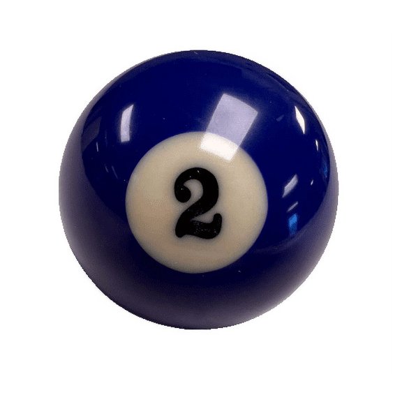 Single #2 Billiard Pool Ball Replacement 2.25 inch Regular Size Standard 2 1/4"