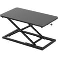 thumbnail image 1 of Single 24 inch Scissors Lift Keyboard and Mouse Riser, Height Adjustable Standing Desk Converter for Ergonomic Sit Stand Workstations，suitable to hold large/small items (24inch, Black), 1 of 8