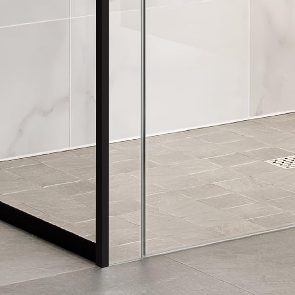 Single Aluminum U-Channel for 1/4" Glass, Oil Rubbed Bronze Finish, 144" Stock Length, 7/16" Height, 5/16" Interior Width, 3/8" External Width, Used for Frameless Shower U Channel$$Building Supply