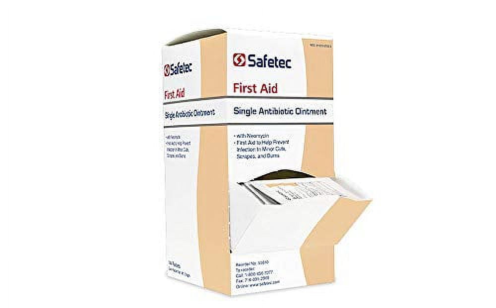 Single Antibiotic Ointment with Neomycin, Box of 144 (.9g)