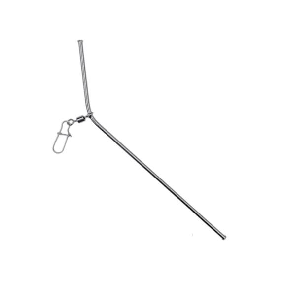 Single Arm Fishing Rig Connector for Anglers, 5 Piece Metal Tube Tackle Hardware for Freshwater and Saltwater Setup by LUVNIMB