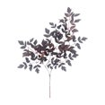 thumbnail image 1 of Single Artificial Cimicifuga Leaf Stem, 23‑33 Inch Faux Plum-Purple Fall Foliage Branch, Realistic Autumn Decorative Stem for Vase, Table Centerpiece,Halloween Home Decor,D, 1 of 6