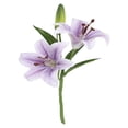 thumbnail image 1 of Single Artificial Lily, Loetky Realistic Artificial Flowers Colorful Flower Decorations, Plant Ornament For Indoor Decoration Tall Vase Arrangements Home Wedding Table Centerpieces, 1 of 9