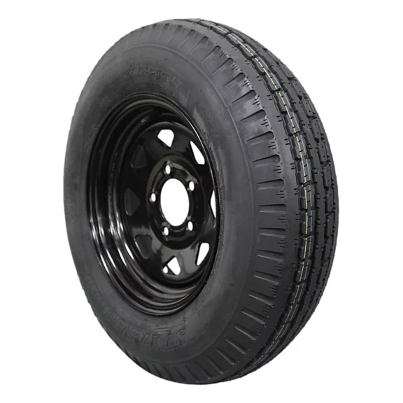 (Single Assembly) Antego Tire and Wheel 175/80D13 Trailer Tire Reinforced 6-Ply-Ply Design, 13.0-Inch Rim Built for Long-Distance Hauling & Stability | A130454510096206ST17580D13