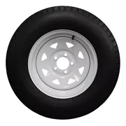 Single Assembly Antego Tire and Wheel 225/75D15 Highway Terrain   15.0-Inch Rim, 8-Ply-Ply Strength, Load 113.0, Speed M   Heavy-Duty Trailer Tire | A15604500116208ST22575D15