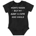 thumbnail image 1 of Single Aunts Funny Cute Niece Nephew Romper Boys or Girls Infant Baby Brisco Brands 12M, 1 of 6