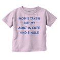 thumbnail image 1 of Single Aunts Funny Cute Niece Nephew Toddler Boy Girl T Shirt Infant Toddler Brisco Brands 12M, 1 of 6