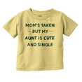 thumbnail image 1 of Single Aunts Funny Cute Niece Nephew Toddler Boy Girl T Shirt Infant Toddler Brisco Brands 6M, 1 of 6