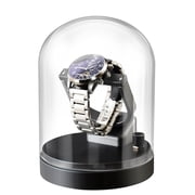 Single Automatic Watch Winder, Self Winding Watch Rotator With Glass Cover & 4 Rotation Modes, Intelligent Winding, Silent Operation & Anti-Magnetic, For Men And Women Watches