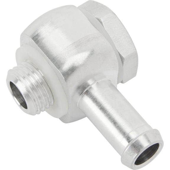 Single Banjo Style Fuel Fitting, 3/8 Inch Hose