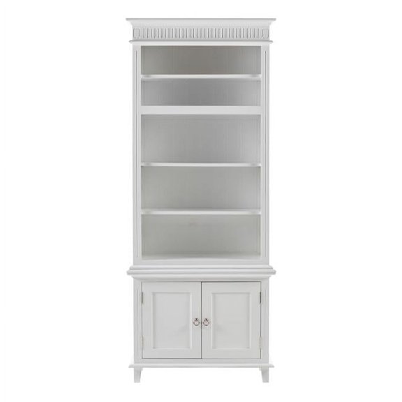 Single-Bay Hutch Unit, Classic White