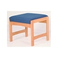 thumbnail image 1 of Wooden Mallet DW5-1MOCB Single Bench in Medium Oak - Cabernet Burgundy, 1 of 7