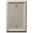 thumbnail image 1 of Single Blank Brushed Nickel Wall Plate, 1 of 1