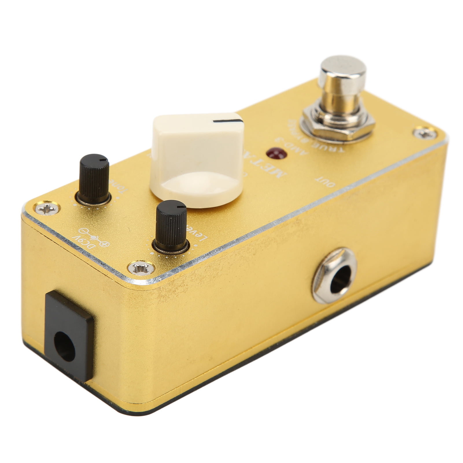 Single Block Effects, 3 Button Distortion Effect Pedal Low Power