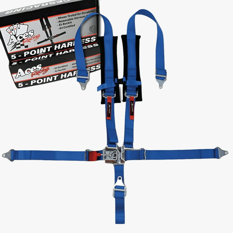 Single Blue 5 Point Harness 2 Inch Padding Walmart