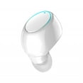 thumbnail image 1 of Single Bluetooth Wireless Earbud, Mini Invisible in-Ear Wireless Bluetooth Headphone 12 Hours Super Long Battery Life Suitable for Sports Work and Sleep- White, 1 of 7