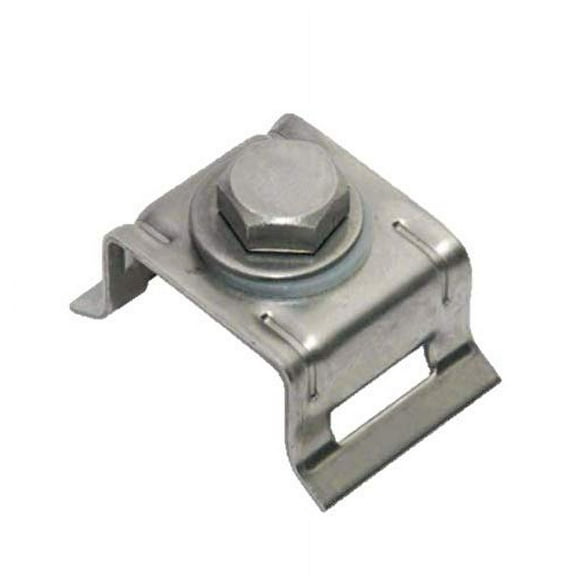 Single Bolt, 304 Stainless Steel, 3/4" Flared Leg Bracket, PK25