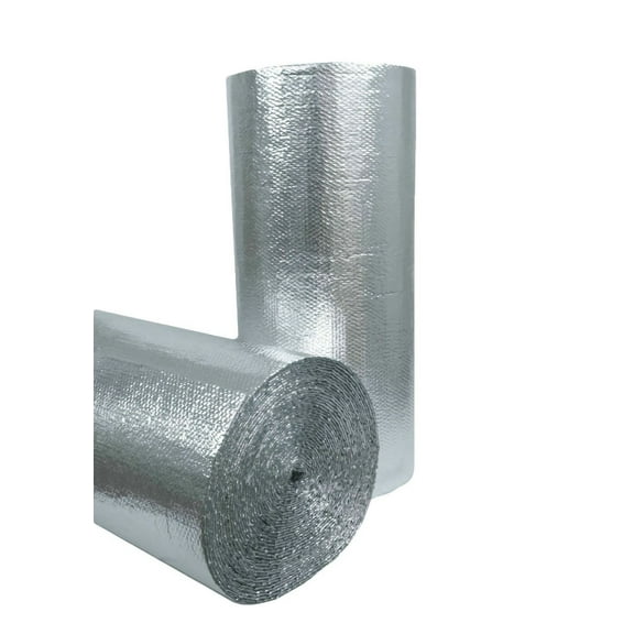 Single Bubble Reflective Foil Insulation 4 X 4 Ft Roll Industrial Strength R7