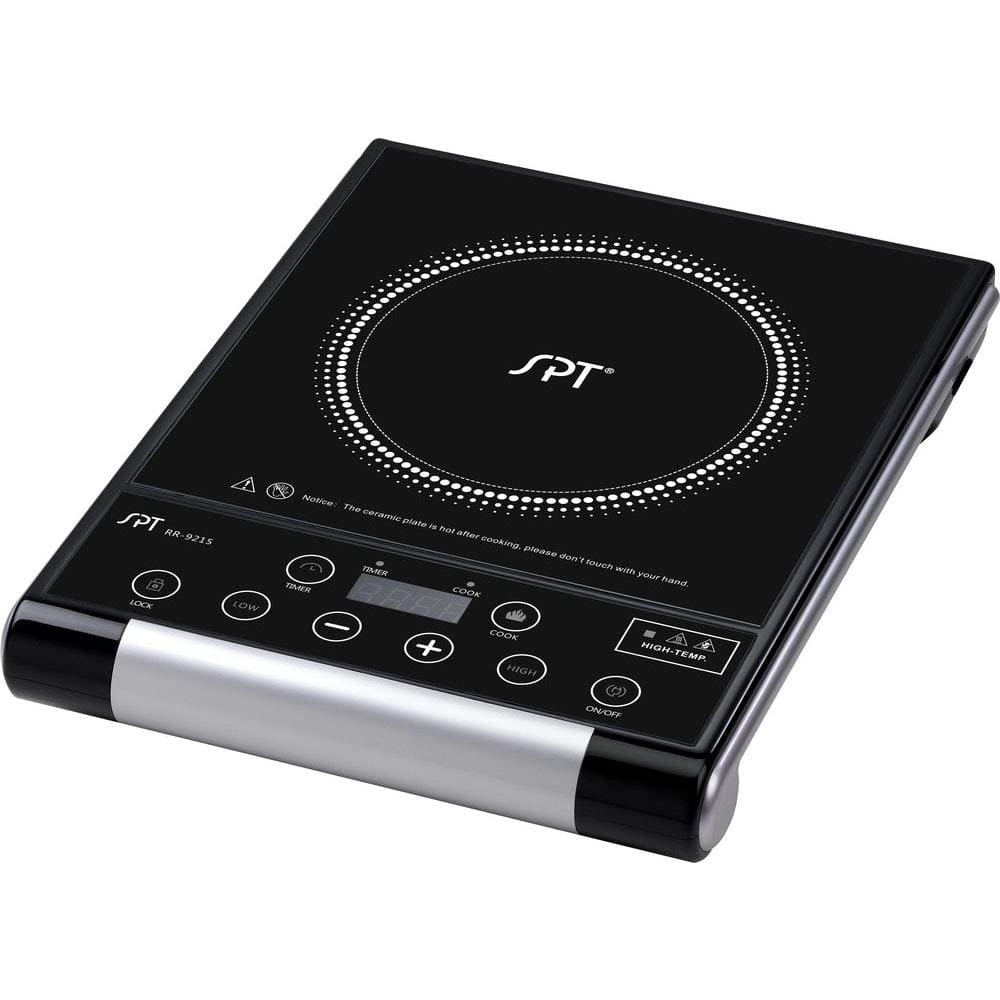 Single Burner 15 in. Black Radiant Hot Plate with Temperature Control