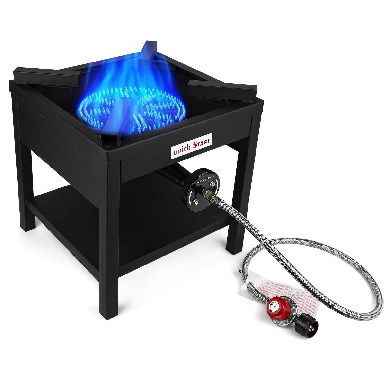Single Burner Propane Stove, 200,000BTU High-Pressure Heavy Duty ...