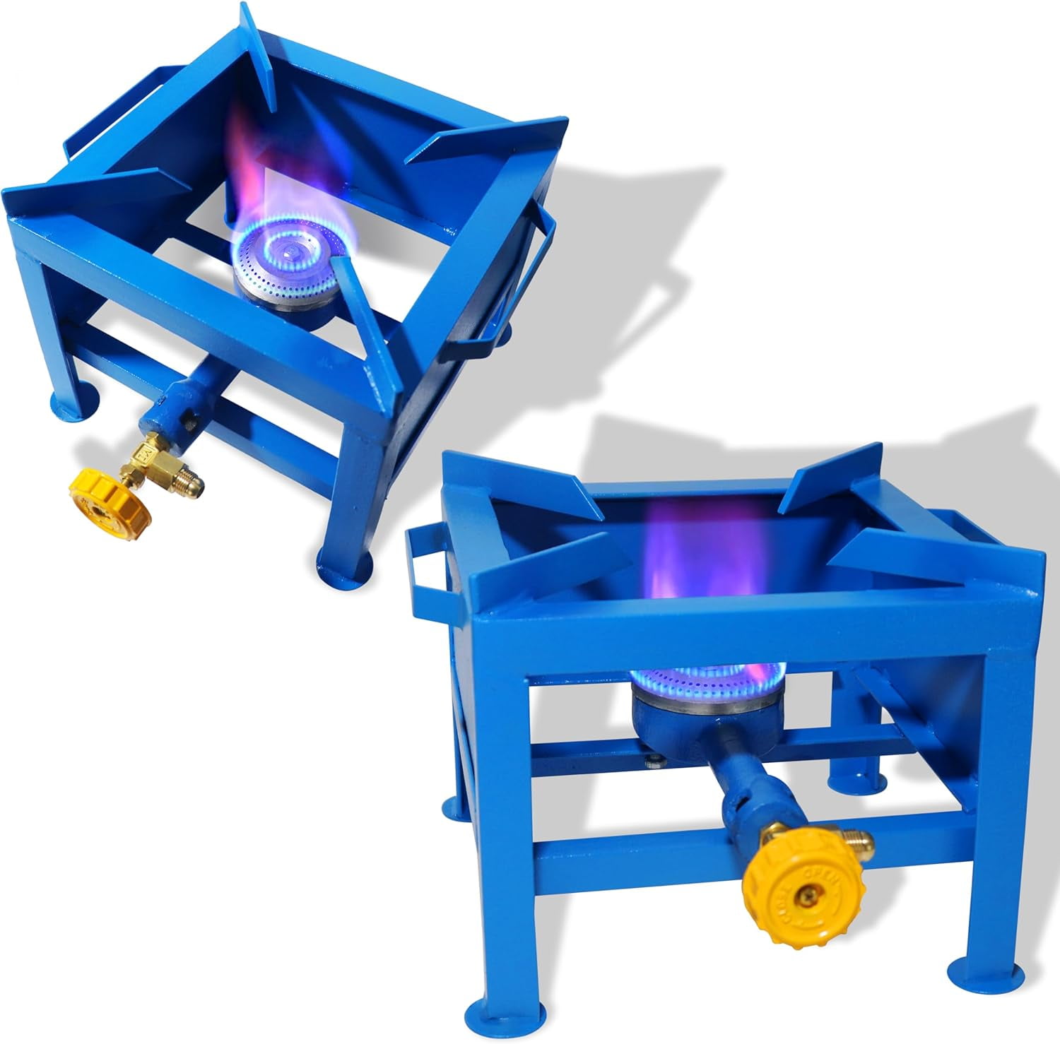 Single Burner Propane Stove with Hose & Adjustable 020 Psi Regulator