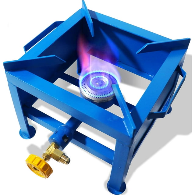 Single Burner Propane Stove Portable Cast Iron High Pressure Outdoor