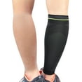 thumbnail image 1 of Single Calf Compression Sleeve, Leg Compression Support for Shin Splint and Calf Pain Relief, Muscle Support for Running, Hiking, Travel, and Nurse Work, Unisex Compression Socks - Black, 1 of 9