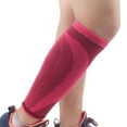 thumbnail image 1 of Single Calf Compression Sleeve, Leg Compression Support for Shin Splint and Calf Pain Relief, Muscle Support for Running, Hiking, Travel, and Nurse Work, Unisex Compression Socks - Hot Pink, 1 of 4