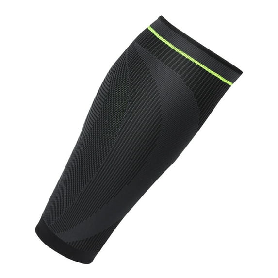 Single Calf Compression Sleeve, Leg Compression Support for Shin Splint and Calf Pain Relief, Muscle Support for Running, Hiking, Travel, and Nurse Work, Unisex Compression Socks - Black