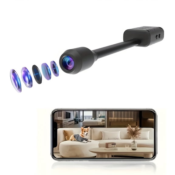 Single Camera, High Definition Flexible Lens, Compatible with Memory Cards Up to 128 GB, Wi-Fi Enabled, USB Powered, Infrared Night Vision, Smart Motion Detection, Cloud Video Storage