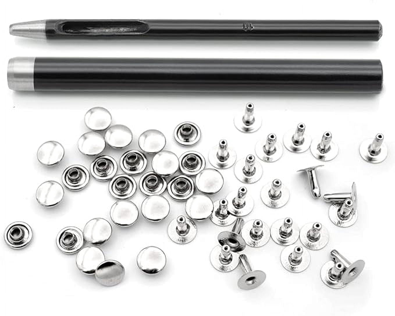 CRAFTME STUDIO 7mm Single Cap Rivet Setter Tool Kit with Hole Cutter ...