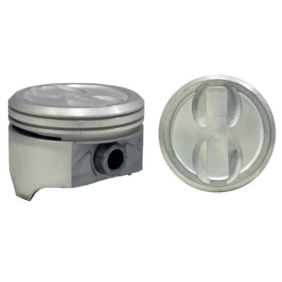 Single Cast Piston & Rings | for 67-95 GM/Chevrolet 4.3L 262 OHV V6 12V Engines | Car/Truck/SUV/Van/Marine | Contains (1) Piston (Size STD) with Cast Rings