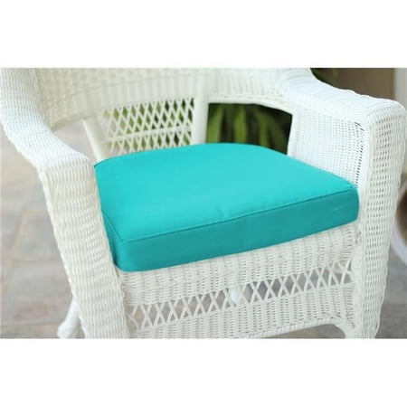 Single Chair Cushion, Turquoise