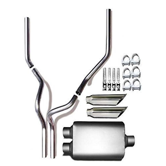 Single Chamber Dual Exhaust Kit Fits 2016 F150 -F250