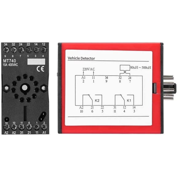 Single Channel Sensor for Driveway Motion Detection Outdoor Inductive Vehicle Loop Detector