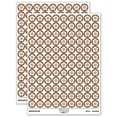 thumbnail image 1 of Single Cherry Blossom Flower 200+ Round Stickers - Brown - Matte Finish - 0.50" Size, 1 of 3