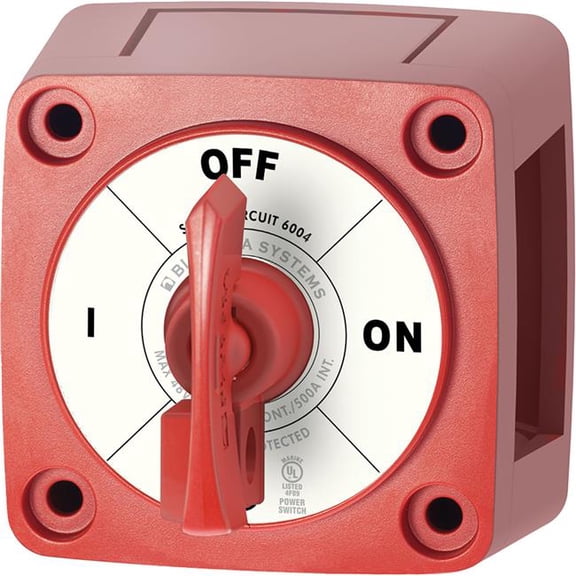Single Circuit On-Off with Locking Key, Red